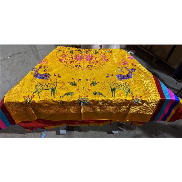 Asian Curtain Tapestry Aprox. 70" x 57"