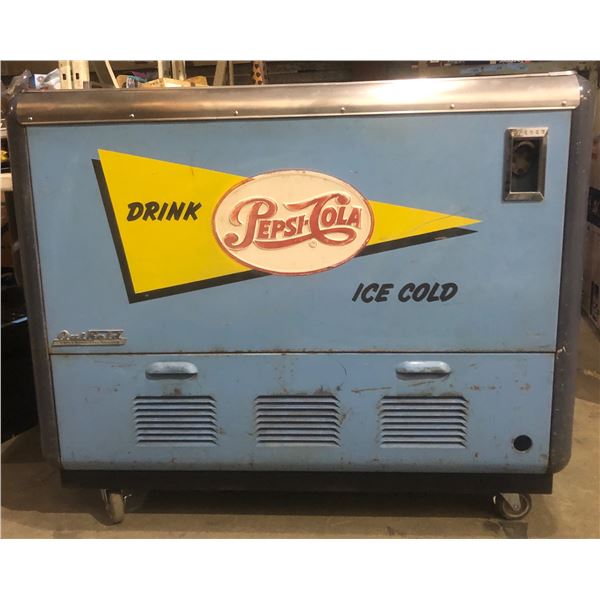 Vintage Light Blue Pepsi Cooler