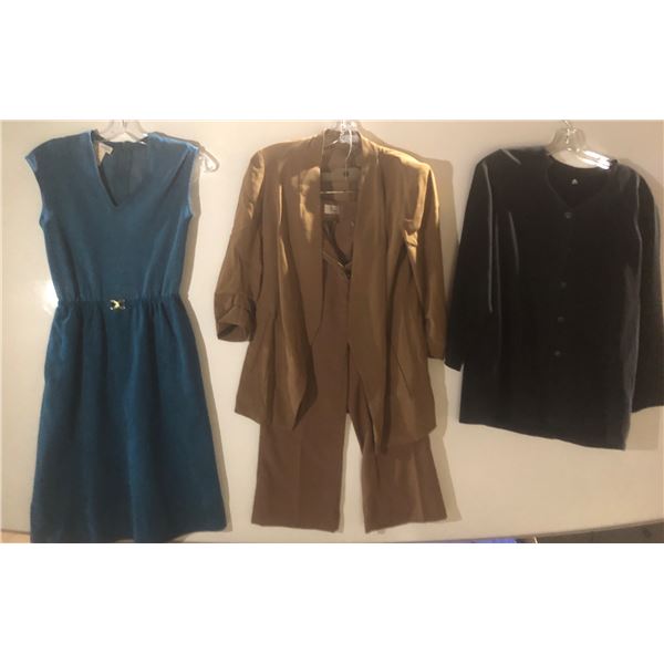 two boxes of assorted clothing