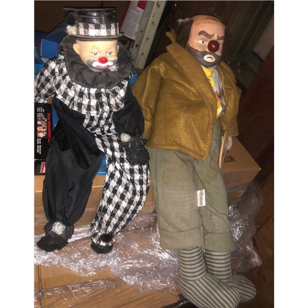 two clowns from the show