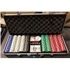 Image 2 : Collectible Bee premium poker set with case (Appears to be Brand new)