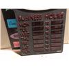 Image 2 : neon open sign with business hours and super jumbo sign missing power cable