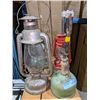 Image 1 : 3 vintage lamps and 1 vintage fan