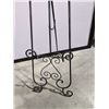 Image 2 : Metal sign stand and a metal coat hanger