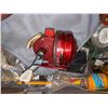 Image 2 : Large lot of fishing items including anchors, fishing reels and fishing caps.