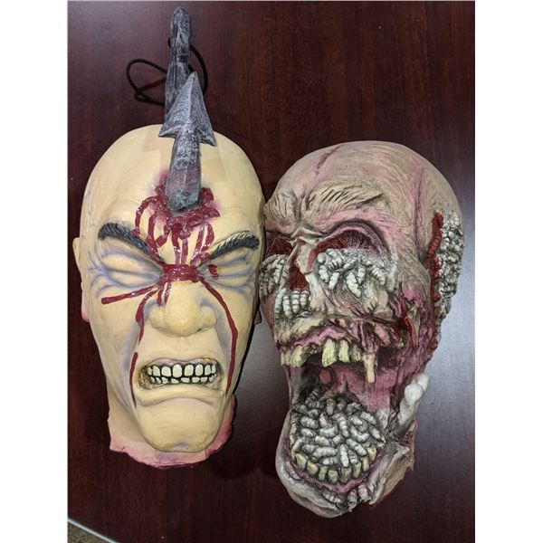 Creepy Severed heads - movie props