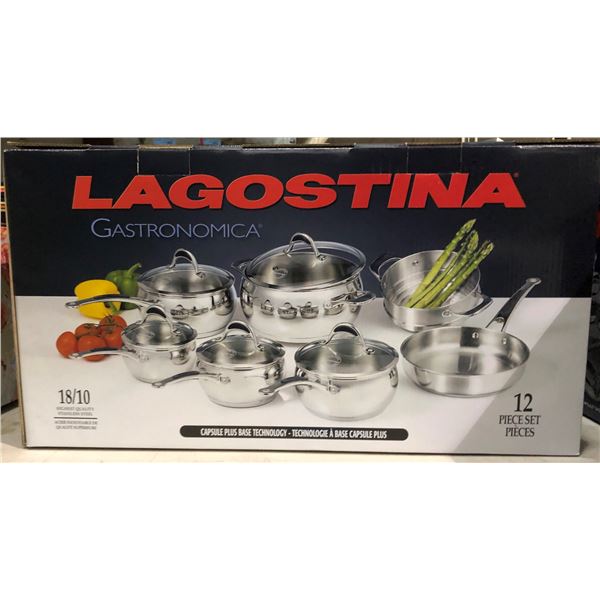 Lagostina Grastronomica 12 piece set - retail value $1000