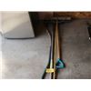 Image 1 : SNOW SHOVEL, PUSH BROOM, 2 RAKE HANDLES