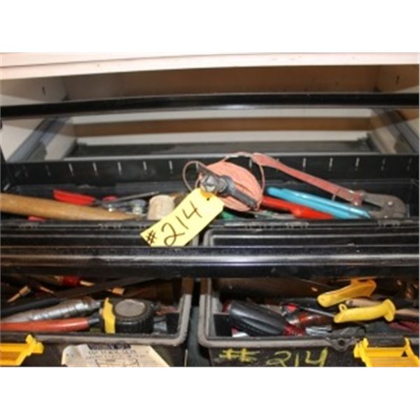 2 BOXES OF VARIOUS TOOLS