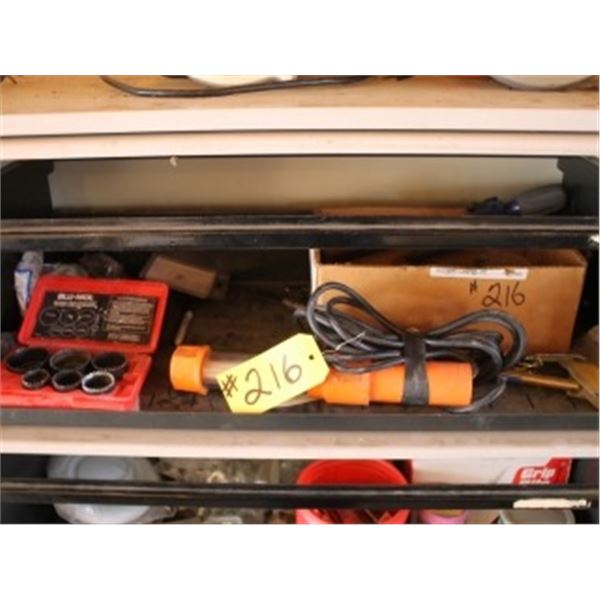 MISC BITS, TOOLS, LIGHT, PIN