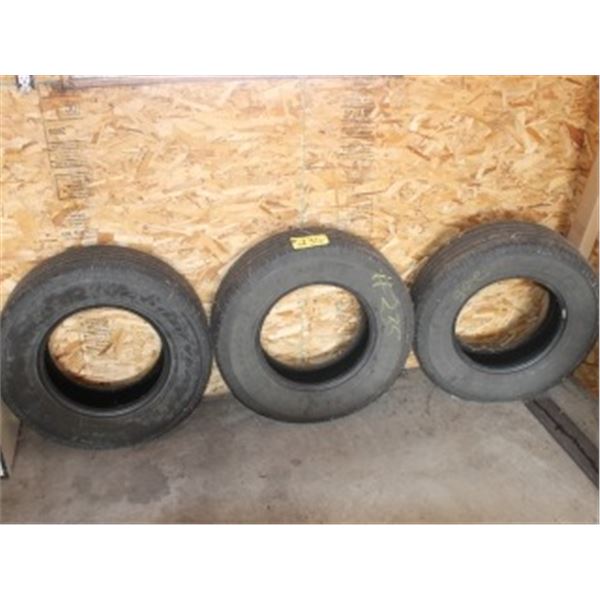 3- P245/70R16 GOODYEAR TIRES