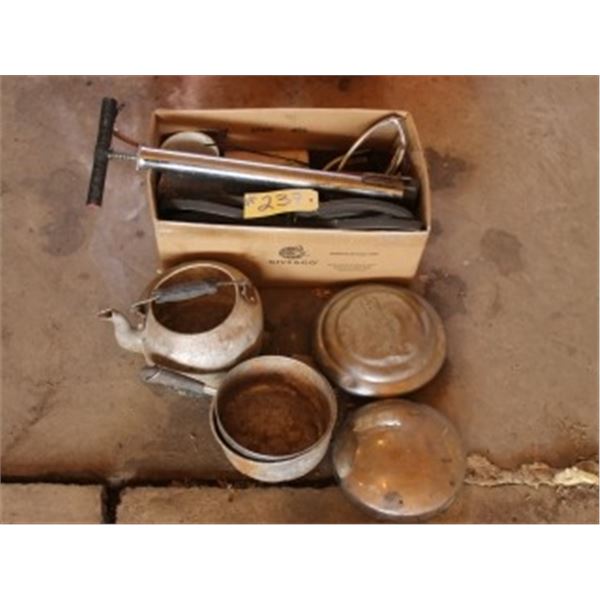 BELTS, PANS, KETTLE, HUBCAPS