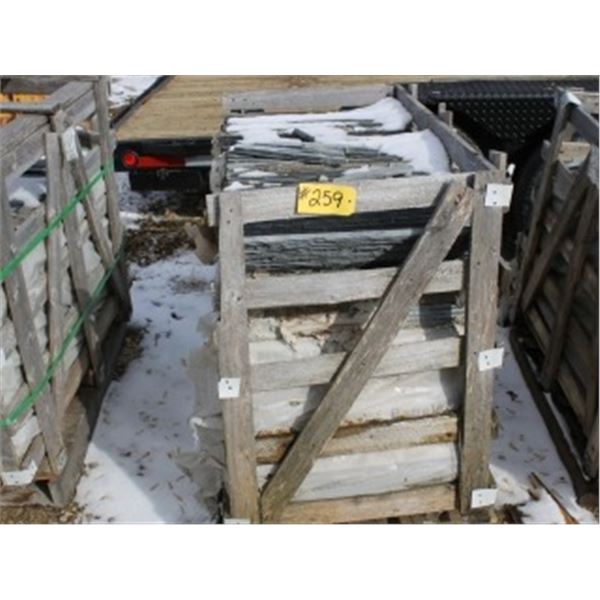 CRATE OF WALL STONE PANELS