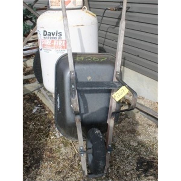 BLACK METAL WHEEL BARROW