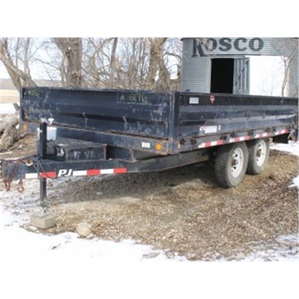 PJ 14' TANDEM AXLE DUMP TRAILER