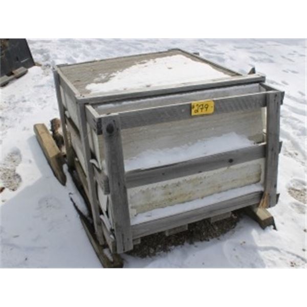 CRATE OF STONE WALL PANEL