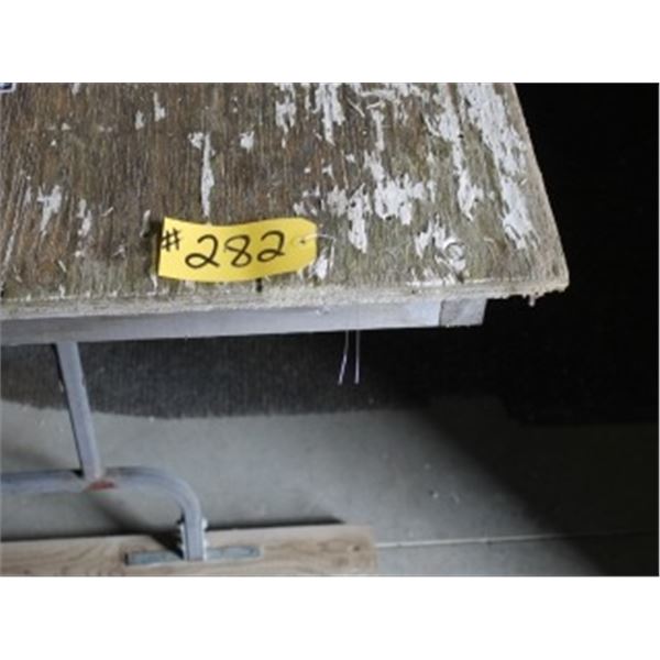 4' X 8' WOOD FOLDING TABLE