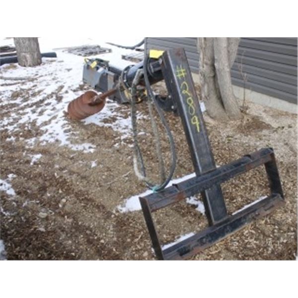 SKIDSTEER AUGER WITH 12" BIT