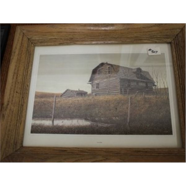LEN GIBBS BARN PAINTING