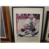 Image 1 : AUTOGRAPHED GRANT FUHR OILERS GOALIE- POSTER SIZE