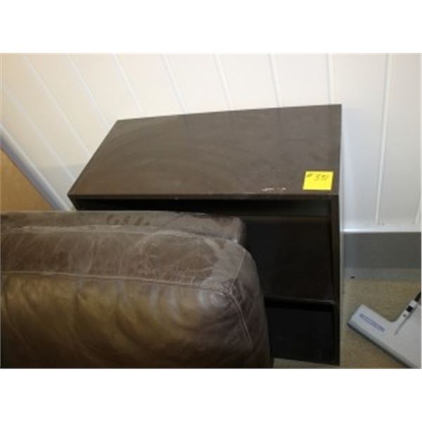 SMALL BROWN BOOK SHELF