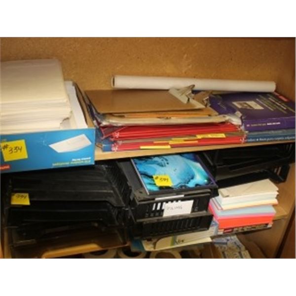 QUANTITY OF OFFICE SUPPLIES