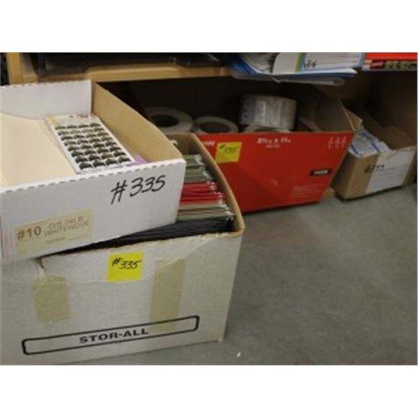 5 BOXES OF SECURITY STICKERS