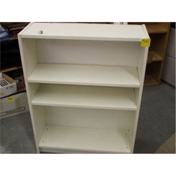 WHITE BOOKSHELF