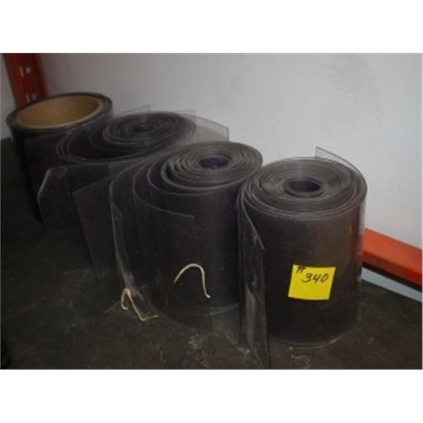 12 PIECES OF 8" X 84" COOLER & FREEZER STRIP DOOR