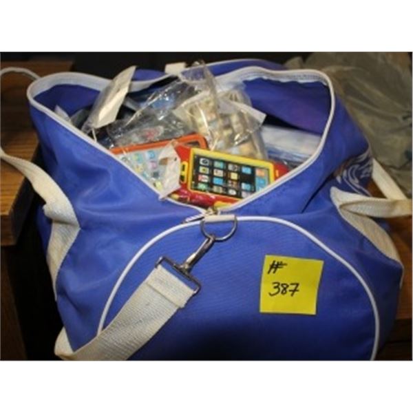 BAG OF ASSORTED CELL PHONE CASES