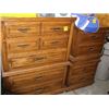 Image 1 : 3 PIECE WOOD BEDROOM SET