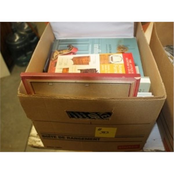 BOX OF MISC DECORATING HOW TO BOOKS