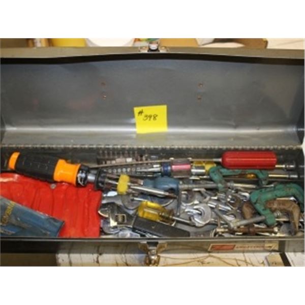 TOOLBOX OF ASSORTED WRENCHES