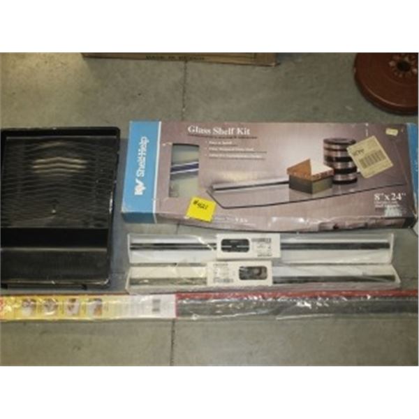 GLASS SHELF KIT, PAINT TRAY, DOOR SEAL