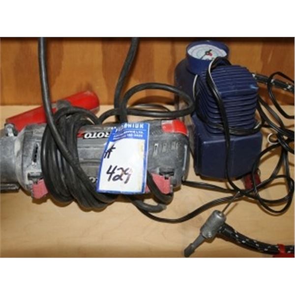 ROTOZIP & MINI AIR COMPRESSOR