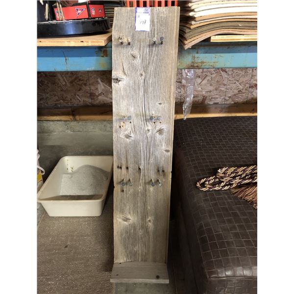 WINE GLASS RACK & CURTAIN TIE BACKS