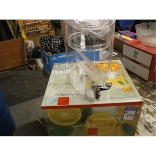 CLEAR BEVERAGE DISPENSER