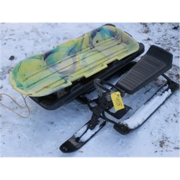 SNO RACER & 2 TOBOGANS