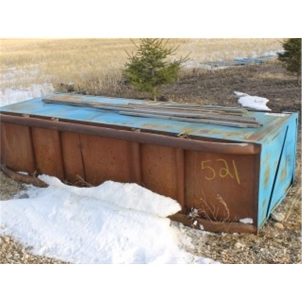 BLUE STEEL BOX ON SKIDS