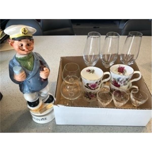 WINE GLASS, TEA CUPS