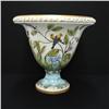Image 1 : Italian porcelain planter; hand painted bi