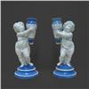 Image 1 : Pair of French porcelain figurines; each w