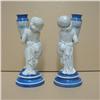 Image 2 : Pair of French porcelain figurines; each w