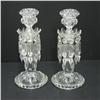 Image 1 : Pair of Baccarat crystal candlesticks with