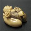 Image 2 : Ivory Japanese netsuke depicting the Buddh