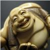 Image 4 : Ivory Japanese netsuke depicting the Buddh