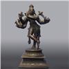 Image 1 : Bronze statue of the Hindu god Krishna; lo