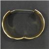 Image 2 : 14k gold hinged bangle bracelet with engra