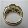 Image 3 : 18k yellow gold and diamond ring set with