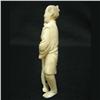 Image 2 : Early  20th C. carved ivory figurine of a